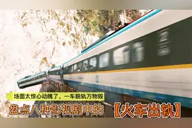盘点电影中的火车脱轨场面，场面太惊心动魄了，一车脱轨万物毁视频封面
