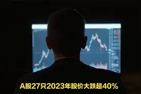 27股2023年股价大跌超40%视频封面