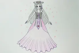 精灵梦叶罗丽简笔画，画法详细，喜欢的不要错过