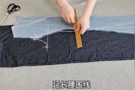 牛仔裤改造又有新招！前后裤片拆下来巧妙一缝，成品漂亮创意真牛