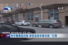 居民私家车被石墩“打围”物业：他几个月不交停车费视频封面