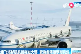 中国国航：北京飞洛杉矶航班在俄罗斯空域突发火警，系系统故障