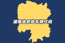 湖南省各地车牌代码，长株潭占据前三位，看看其他城市怎么排视频封面
