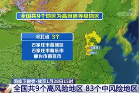 国家卫健委 截至1月28日15时 全国共9个高风险地区83个中风险地区视频封面
