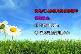 KDJ系列第四讲 优化KDJ参数来解决指标容错率的问题视频封面