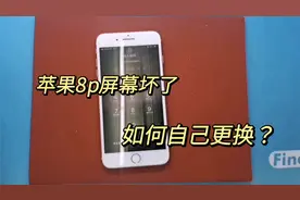 苹果8P屏幕总成坏了，换屏幕总成我最拿手了，看了你也能学会的！视频封面