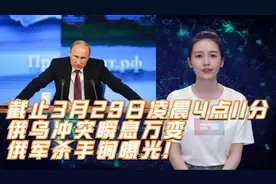 截止3月29日凌晨4点11分，俄乌冲突瞬息万变，俄军杀手锏曝光！视频封面