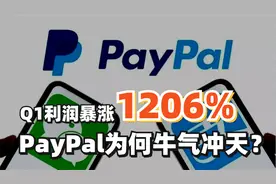 Q1利润暴涨1206%，美版蚂蚁集团PayPal为何牛气冲天？
