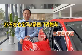 宝马进口2系四门轿跑车，25万拥有1系的底盘，3系的车机系统