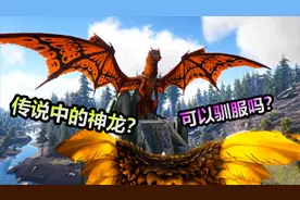 方舟生存进化：这就是传说中的神龙？玩家可以驯服它吗？