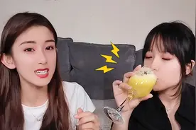 菠萝加雪碧就能拉一宿？制作一杯“菠萝能宿”给闺蜜喝，结果如何