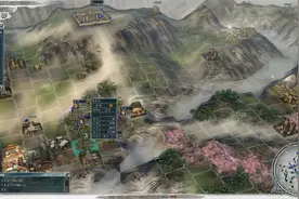 《三国志11》刘皇叔建设新野城，被几大势力包围中