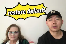 学习常见英语短语restore default