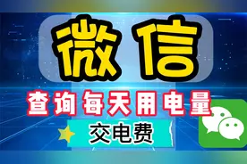 教老年人，如何在微信中交电费，查询每天的用电度数视频封面