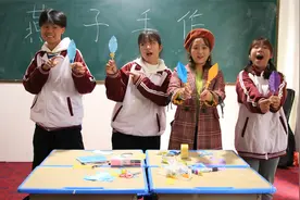 短剧：同学们想要仙气飘飘的羽毛笔，老师教同学们制作，会好看吗