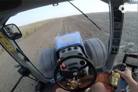 纽荷兰T8390拖拉机驾驶员第一视角，卫星导航作业模式开启视频封面