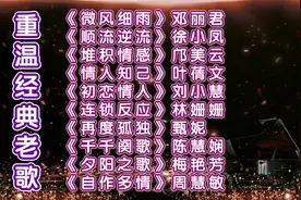 十首女声经典老歌《微风细雨》《顺流逆流》《堆积情感》