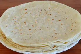 一碗面粉一碗水，教你快速做薄饼，卷菜卷肉都好吃，适合新手