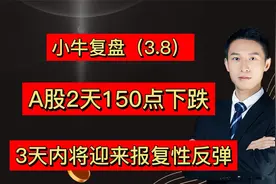 A股2天150点下跌，3天内将迎来报复性反弹，说几个关键点！视频封面