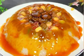 过节做八宝饭，直接上锅蒸是大错，教你正确做法，香甜软糯真美味视频封面