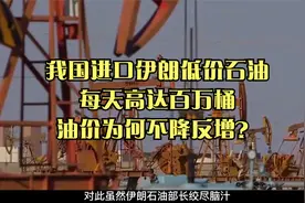 我国进口伊朗低价石油，每天高达百万桶，油价为何不降反增？视频封面