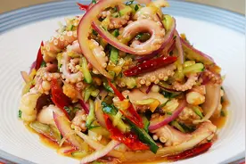 没想到章鱼还能这样吃，肉质紧实弹牙好开胃，老公吃得停不下来！