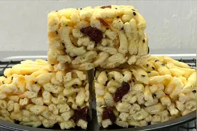 沙琪玛的家常做法，食材做法都特简单，外酥里软，干净卫生零添加