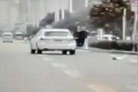 4岁儿子直接被甩车外？湖北襄阳女司机急转弯酿祸，小孩躺地不起视频封面