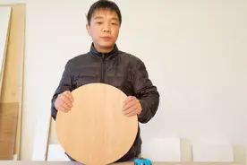 木工是怎么锯出标准圆形来的，师傅现场演示给你看，装修基本功