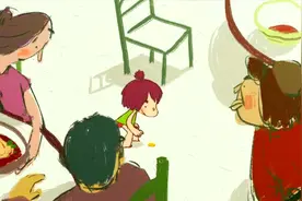 女孩吃东西能拉出金币，吃得越多拉得越多，一部动画短片