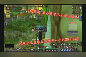 魔兽怀旧服 TAQ来了ZG双采赚钱攻略  俩号火力全开一小时200G以上