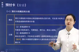 听帮考网初级会计考试王润红老师解释什么是预付卡？有哪些分类？
