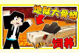 我的世界：木鱼石头搭建水池，饲养地狱大骨蟒！