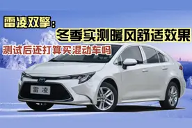 雷凌双擎冬季测试：混动双擎的暖风是摆设？看完还打算买混动车吗