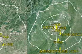 卫星3D地图：都是7个环路，成都与北京到底谁比较大？