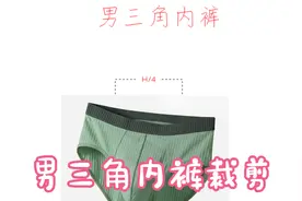 男式三角内裤裁剪