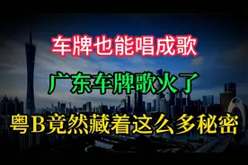 车牌也能唱成歌？广东车牌歌火了，粤B竟然藏着这么多秘密！视频封面