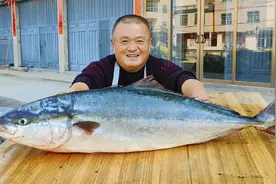 1380买条27斤黄条鰤，阿胖山做红烧鱼块，连女儿都说太好吃了视频封面