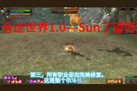 一个视频带你了解Sun了望塔与其他服的区别！ #奇迹世界