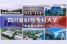 四川省81所专科大学高考分数排名