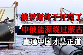 俄罗斯终于开窍了？中俄能源大命脉绕过蒙古，直通中国才是正道视频封面