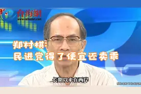 对台贸易壁垒调查最终结论为构成贸易壁垒 郑村棋:视频封面