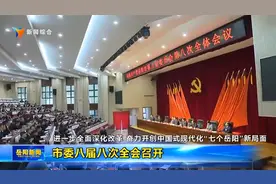 岳阳市委八届八次全会召开视频封面