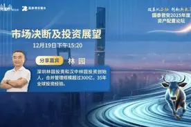 林园：当前市场判断和2025投资展望视频封面