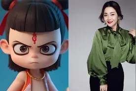 哪吒的配音竟然是一位女生，表情真是一模一样，配音过程让人佩服