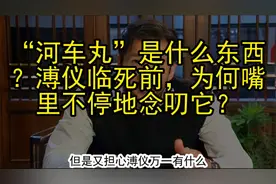 “河车丸”是什么东西？溥仪临死前，为何嘴里不停地念叨它？