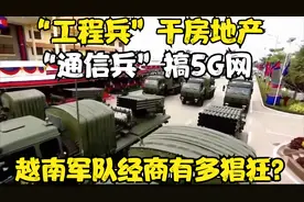 “工程兵”干房地产，“通信兵”搞5G网，越南军队经商有多猖狂？视频封面