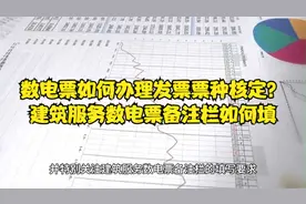 数电票如何办理发票票种核定？建筑服务数电票备注栏如何填视频封面