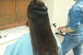 美女剪齐肩短发1