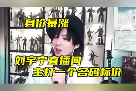 刘宇宁直播间主打一个明码标价，身价暴涨，商业价值刚刚